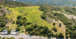 9 pristinely wooded acres nestled in the Santa Monica Mountains near Malibu