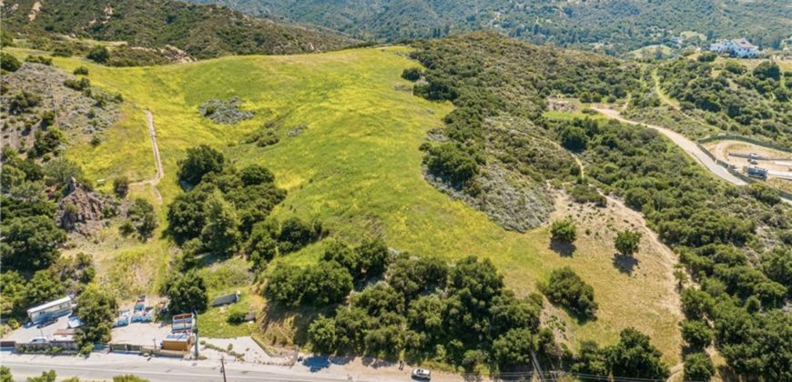9 pristinely wooded acres nestled in the Santa Monica Mountains near Malibu