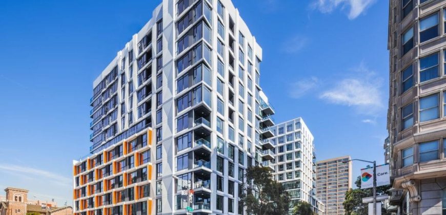 One of best Condo buildings in San Francisco. The Rockwell-Luxury and Modern Condos 3 blocks walking to the famous Lafayette Park in Pacific Heights. $1.615 Million