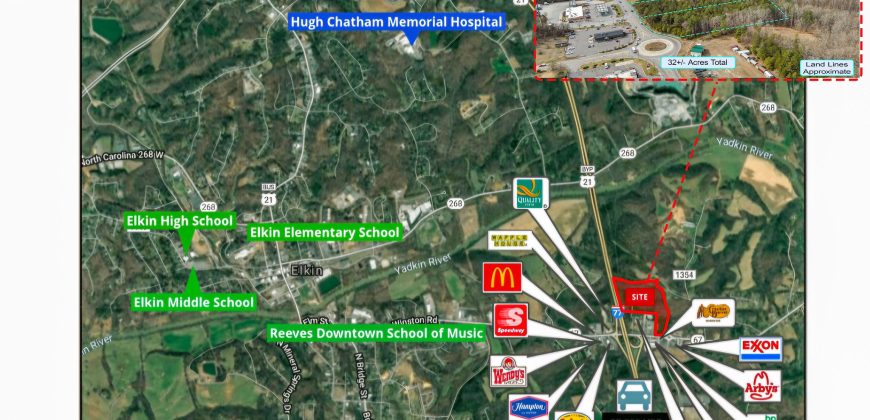 Jonesville NC – 33 Acre Commercial Parcel | High Traffic | Flexible Zoning Jonesville NC – 33 Acre Commercial Parcel | High Traffic | Flexible Zoning