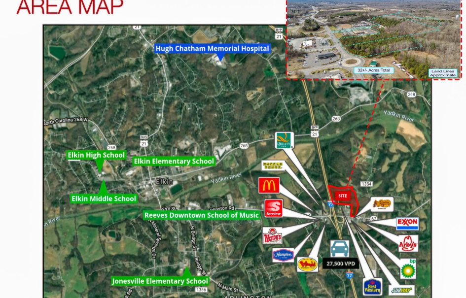 Jonesville NC – 33 Acre Commercial Parcel | High Traffic | Flexible Zoning Jonesville NC – 33 Acre Commercial Parcel | High Traffic | Flexible Zoning