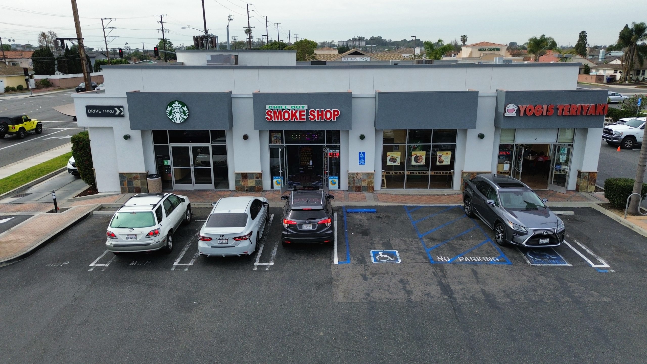 Starbucks Drive-Thru Anchored Center on Prominent Corner in Torrance, CA