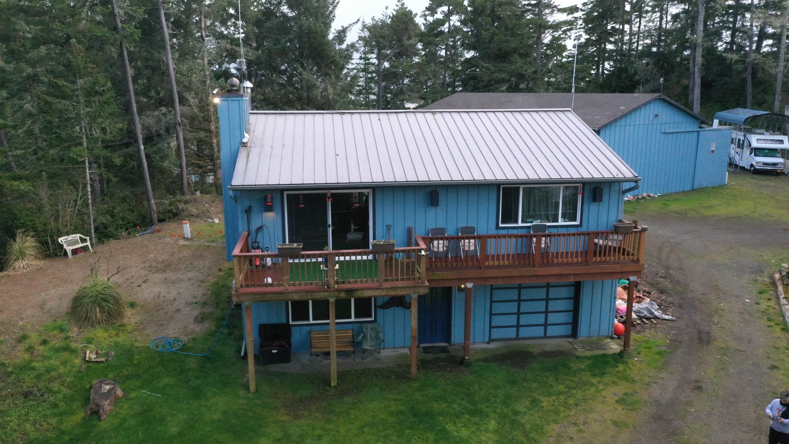 Ocean view, 1/2 acre house and 3000 sqft shop